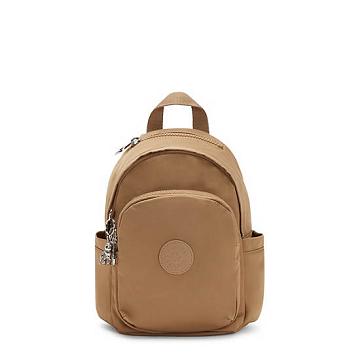 Kipling Delia Mini Backpacks Soft Almond | CA 1566KO